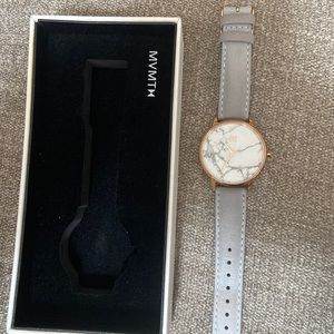 MVMT / Movement watch gray with marble design face and rose gold